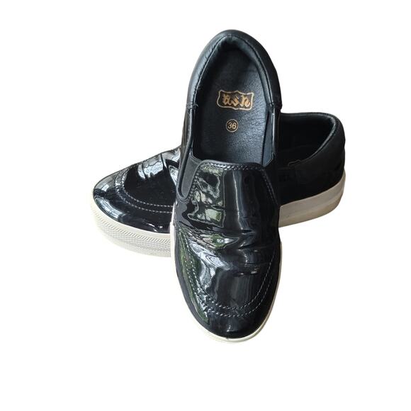 Ash Jam Slip On Black Patent Leather Sneaker (350396) Women's‎ Size EU 36 - Picture 7 of 7